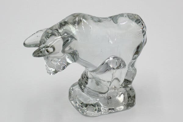 We’re bullish on … tchotchkes that symbolize the heyday of financiers.